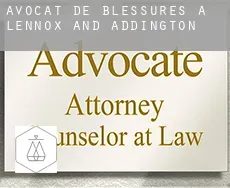 Avocat de blessures à  Lennox and Addington