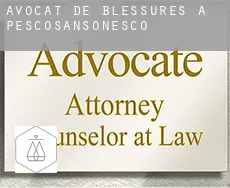 Avocat de blessures à Pescosansonesco