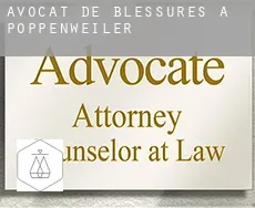Avocat de blessures à  Poppenweiler