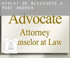 Avocat de blessures à Port Andrew