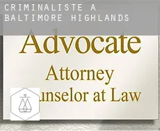 Criminaliste à  Baltimore Highlands