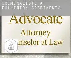 Criminaliste à  Fullerton Apartments