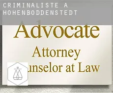 Criminaliste à  Hohenböddenstedt