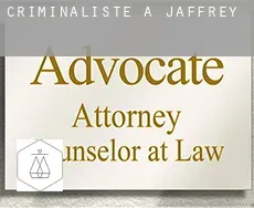Criminaliste à  Jaffrey