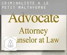 Criminaliste à  Le Petit Maltaverne