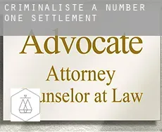 Criminaliste à  Number One Settlement