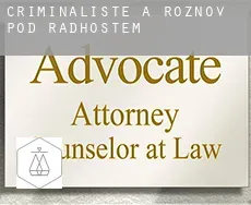 Criminaliste à  Rožnov pod Radhoštěm