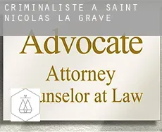 Criminaliste à  Saint-Nicolas-de-la-Grave