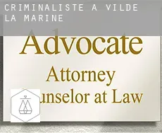 Criminaliste à  Vildé la Marine