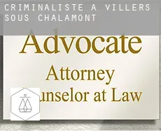 Criminaliste à  Villers-sous-Chalamont
