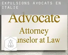 Expulsions avocats en  Italie