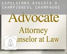 Expulsions avocats à  Champigneul-Champagne