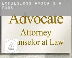 Expulsions avocats à  Fons