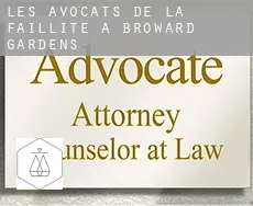 Les avocats de la faillite à  Broward Gardens