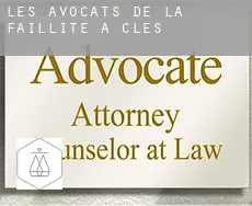 Les avocats de la faillite à  Cles