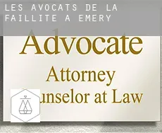 Les avocats de la faillite à  Emery