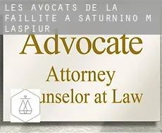 Les avocats de la faillite à  Saturnino M. Laspiur