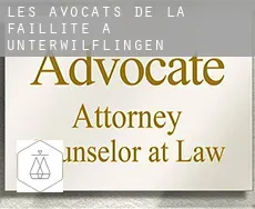 Les avocats de la faillite à  Unterwilflingen