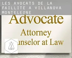 Les avocats de la faillite à  Villanova Monteleone