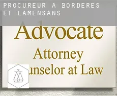 Procureur à Bordères-et-Lamensans
