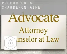 Procureur à  Chaudefontaine