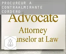 Procureur à  Contraalmirante Cordero
