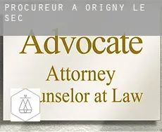 Procureur à  Origny-le-Sec