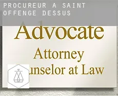 Procureur à  Saint-Offenge-Dessus