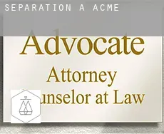 Séparation à  Acme