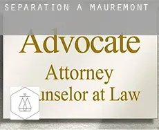 Séparation à  Mauremont