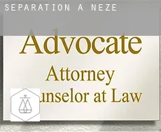 Séparation à  Nézé