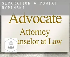 Séparation à  Powiat rypiński