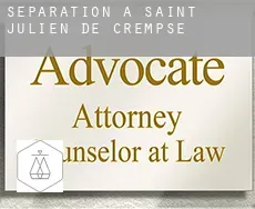 Séparation à  Saint-Julien-de-Crempse