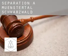 Séparation à  Münstertal/Schwarzwald