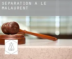 Séparation à  Le Malaurent