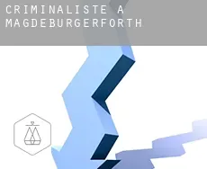 Criminaliste à  Magdeburgerforth