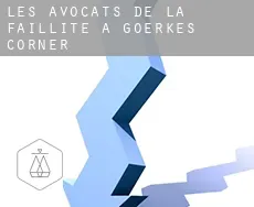 Les avocats de la faillite à  Goerkes Corner