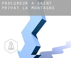 Procureur à  Saint-Privat-la-Montagne