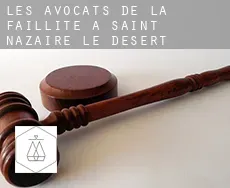 Les avocats de la faillite à Saint-Nazaire-le-Désert