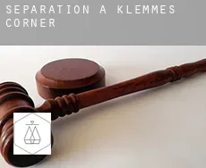 Séparation à  Klemmes Corner