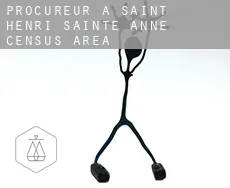 Procureur à  Saint-Henri-Sainte-Anne (census area)