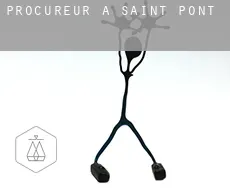 Procureur à  Saint-Pont