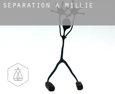 Séparation à Millie