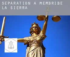 Séparation à  Membribe de la Sierra