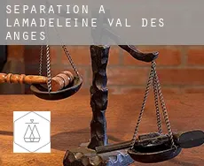 Séparation à  Lamadeleine-Val-des-Anges