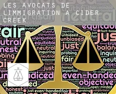 Les avocats de l'immigration à  Cider Creek