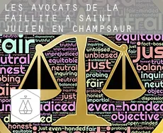 Les avocats de la faillite à  Saint-Julien-en-Champsaur