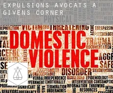 Expulsions avocats à  Givens Corner