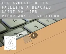 Les avocats de la faillite à  Beaujeu-Saint-Vallier-Pierrejux-et-Quitteur