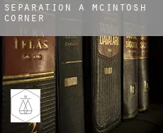 Séparation à  McIntosh Corner